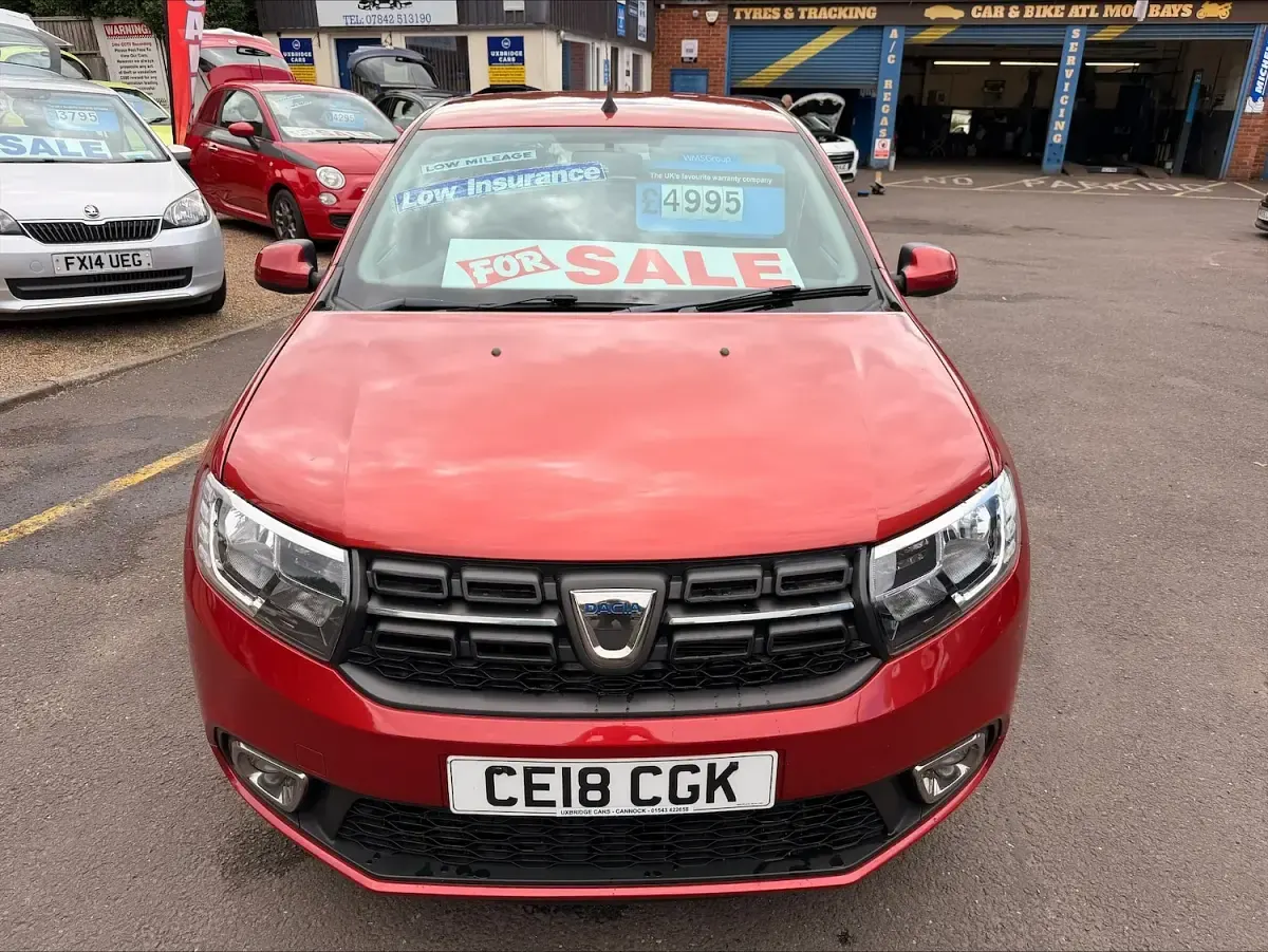 Used Dacia Sandero Lauréate 90 HP (66 kW) 2018 Red Hatchback