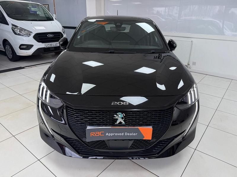 Used Peugeot e-208 Premium 100 kW (136 HP) 2021 Black Hatchback