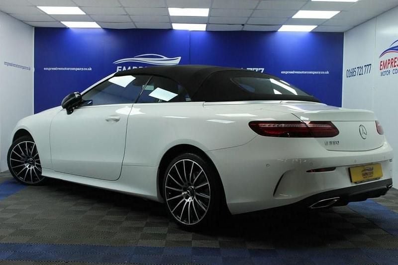 Used Mercedes E350 AMG line 2019 White Cabriolet