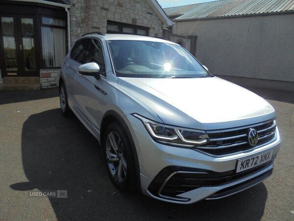 Silver Used 2023 VW Tiguan R-line Edition SUV | £26,950 (Fair price) - Image 1/4