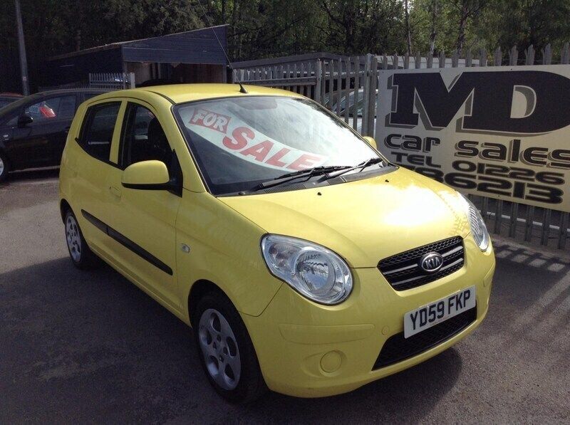 Yellow Used 2009 Kia Picanto 2 Hatchback | £1,475 (Good price) - Image 1/4