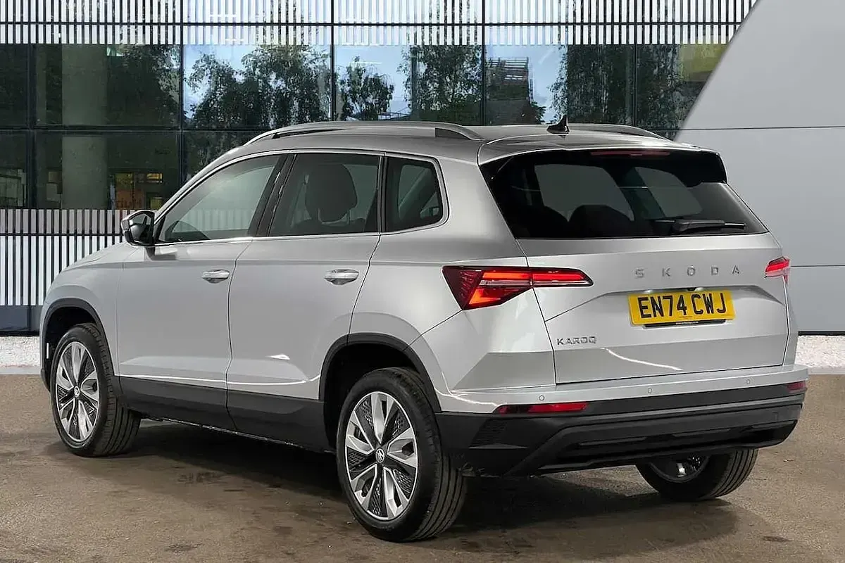 Used Skoda Karoq SE L 110 HP (80 kW) 2025 Brilliant silver metallic SUV