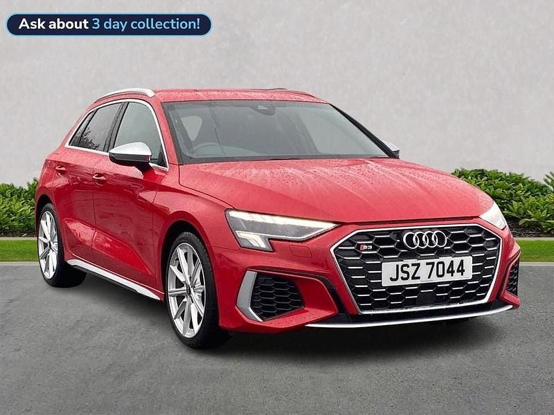 Red Used 2023 Audi S3 Sportback Comfort Hatchback | £31,495 - Image 1/4
