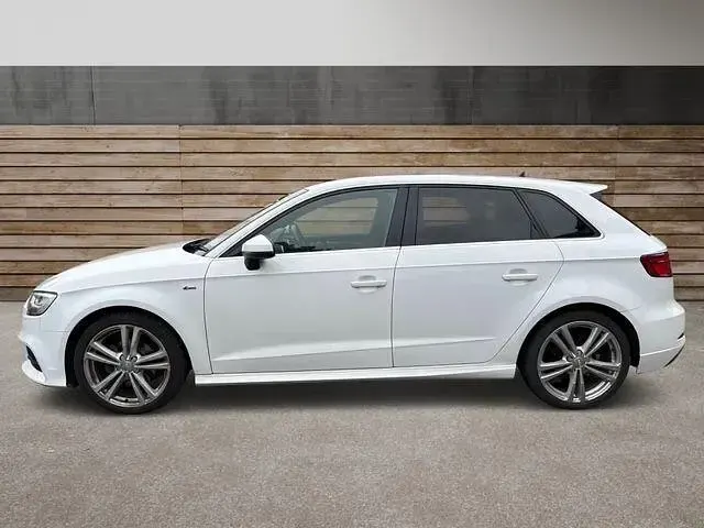 Used Audi A3 S-Line 116 HP (85 kW) 2018 White Sedan