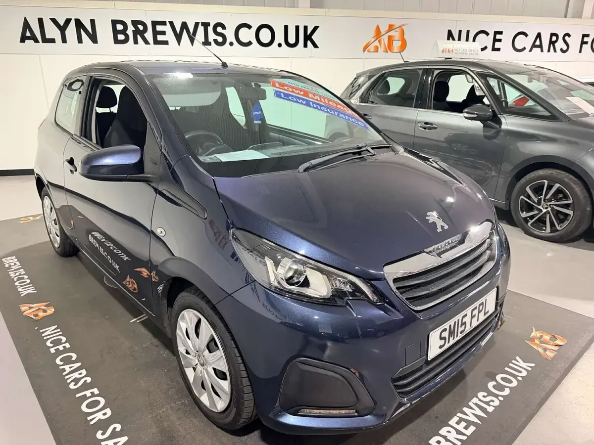 Used Peugeot 108 Active 68 HP (50 kW) 2015 Blue Hatchback