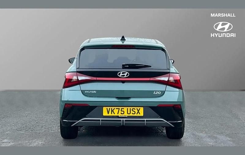 New Hyundai i20 Premium 100 HP (73 kW) 2025 Mangrove green Hatchback