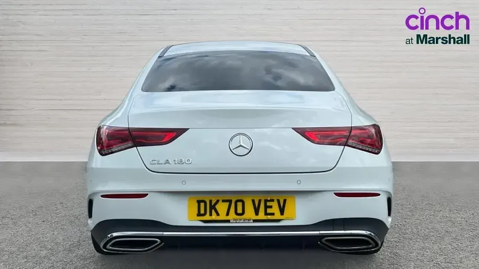 Used Mercedes CLA180 AMG Line Premium Plus 136 HP (100 kW) 2020 White Sedan