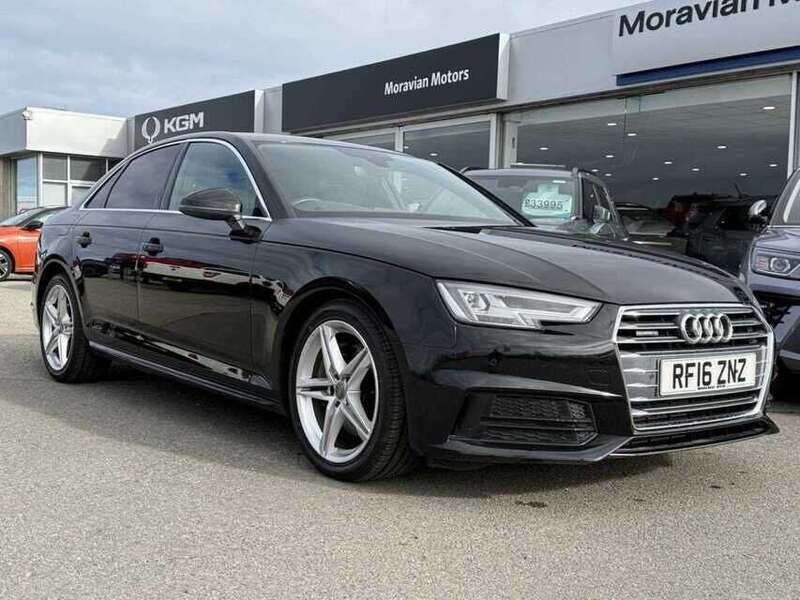 Black Used 2016 Audi A4 S-Line Sedan | £13,495 (Fair price) - Image 1/3