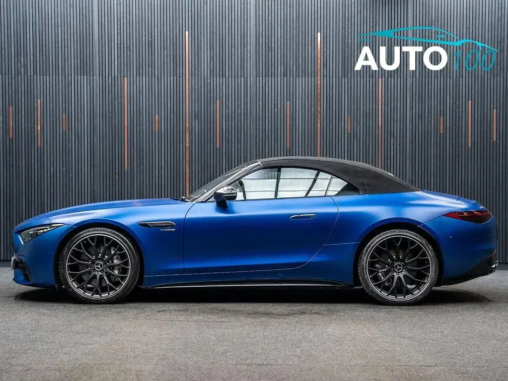 Used Mercedes SL43 AMG Premium Plus 381 HP (280 kW) 2023 Blue Cabriolet