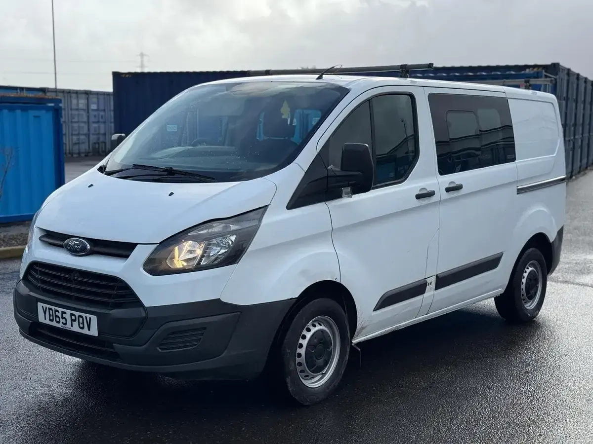 Used Ford Transit Custom 100 HP (73 kW) 2016 White Van