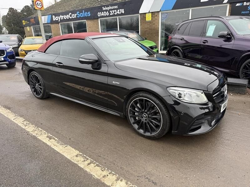 Used Mercedes C43 AMG AMG 385 HP (283 kW) 2019 Black Cabriolet