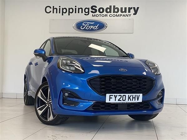 Desert island blue Used 2020 Ford Puma Gen-E ST-Line X SUV | £15,295 (A bit pricey) - Image 1/1
