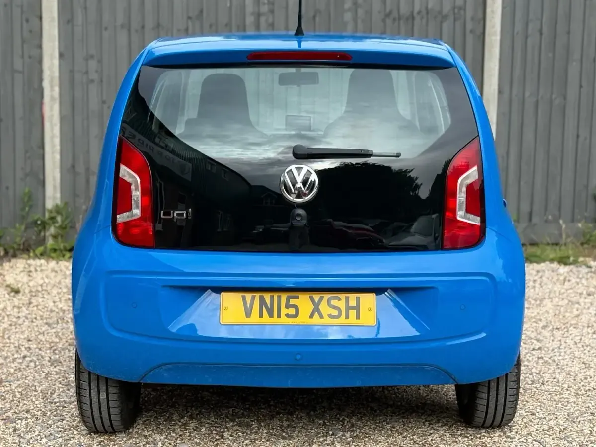 Used VW up! high up! 75 HP (55 kW) 2015 Blue Hatchback