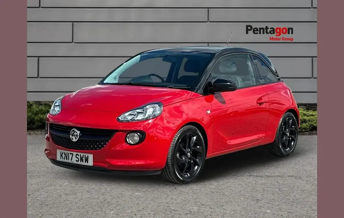 Used Vauxhall Adam 68 HP (50 kW) 2017 Red Hatchback