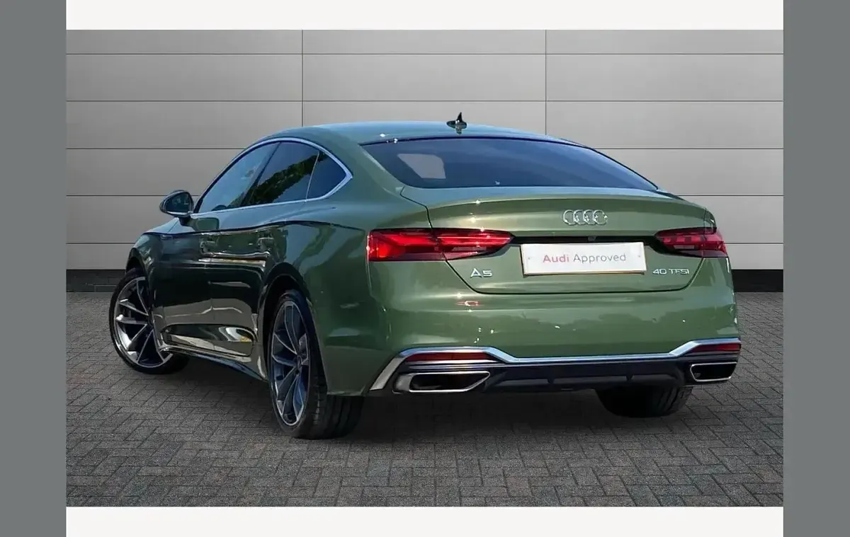 Used Audi A5 S-Line 200 HP (147 kW) 2024 Green Hatchback