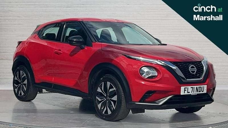 Red Used 2021 Nissan Juke Acenta SUV | £12,796 (Fair price) - Image 1/4