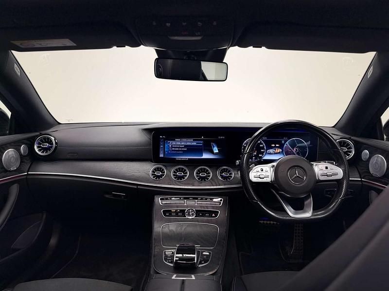 Used Mercedes E400 AMG Line Premium Plus 325 HP (239 kW) 2021 Blue Coupe