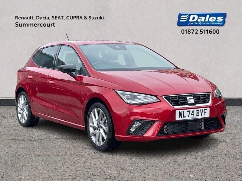 Metallic desire red Used 2024 Seat Ibiza FR Hatchback | £18,500 (A bit pricey) - Image 1/4
