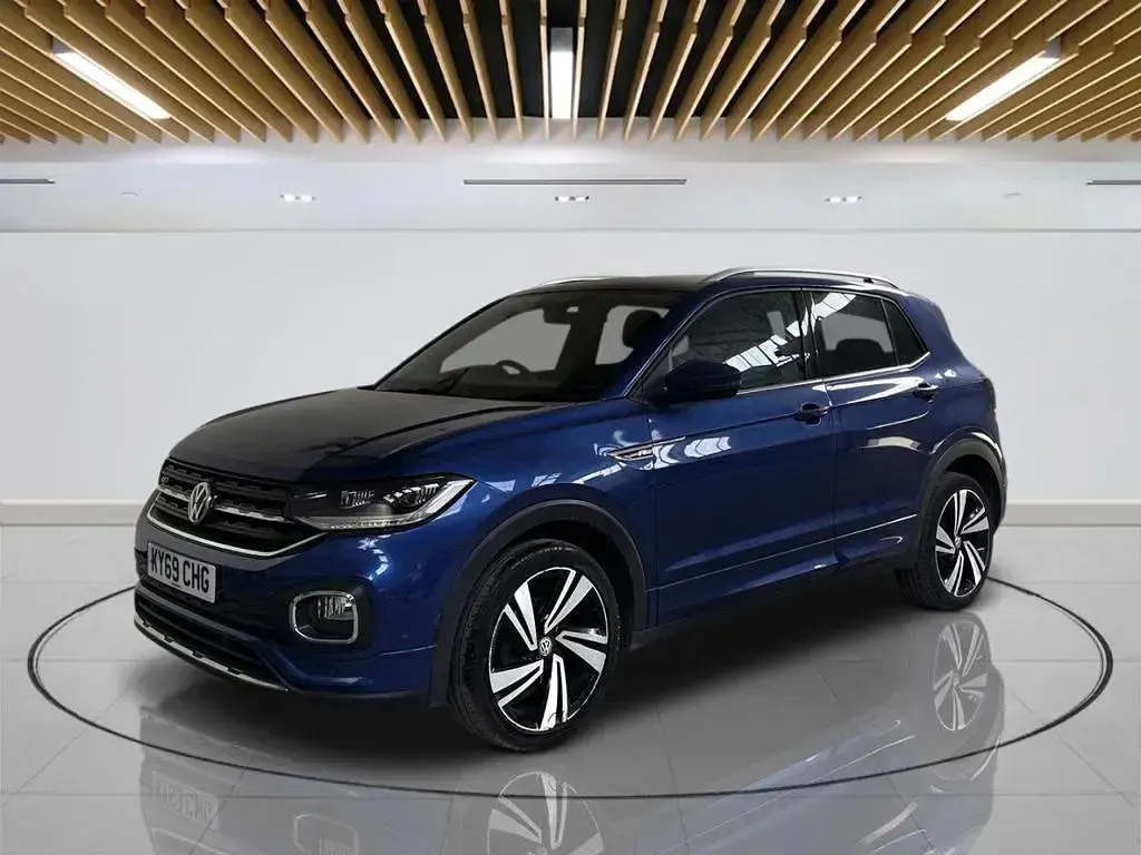 Used VW T-Cross R-line 95 HP (69 kW) 2019 Blue SUV