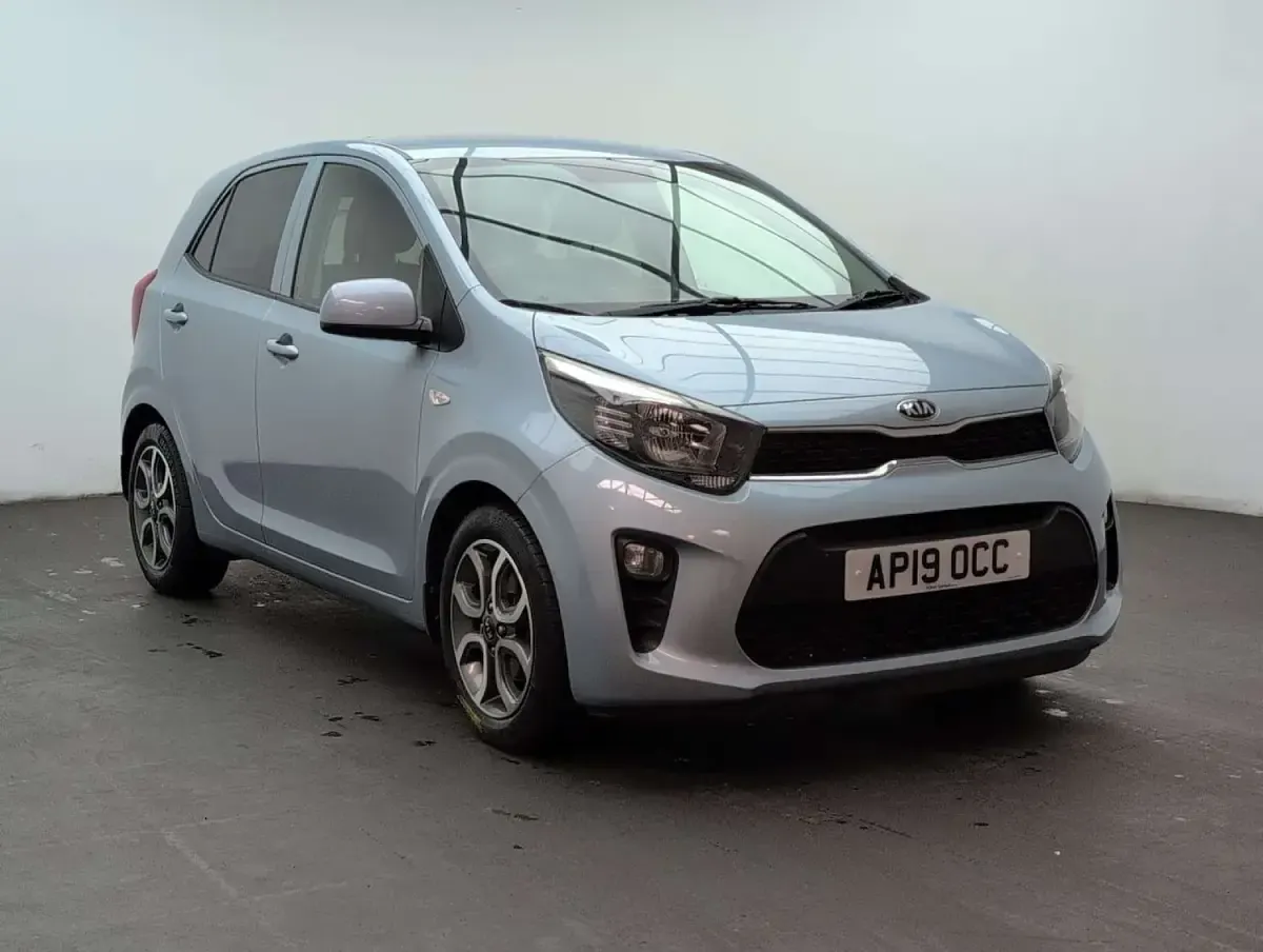 Used Kia Picanto 66 HP (48 kW) 2019 Blue Hatchback
