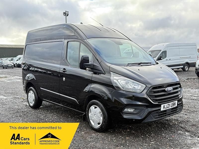 Used Ford Transit Custom Trend 105 HP (77 kW) 2021 Black Van