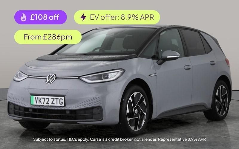 Grey Used 2022 VW ID.3 Pro Performance Hatchback | £18,279 (Fair price) - Image 1/3