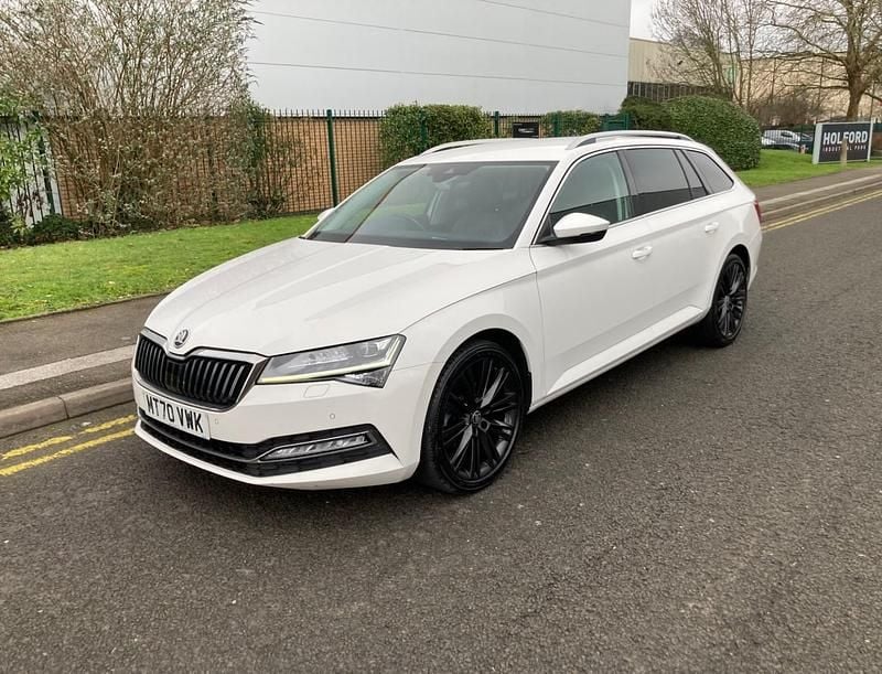 Used Skoda Superb SE L 150 HP (110 kW) 2021 White Estate