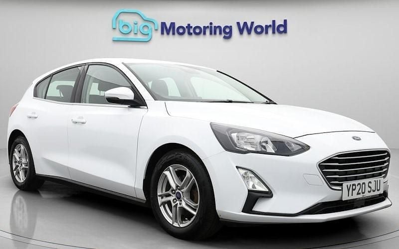 White Used 2020 Ford Focus Zetec Hatchback | £10,300 (Good price) - Image 1/4
