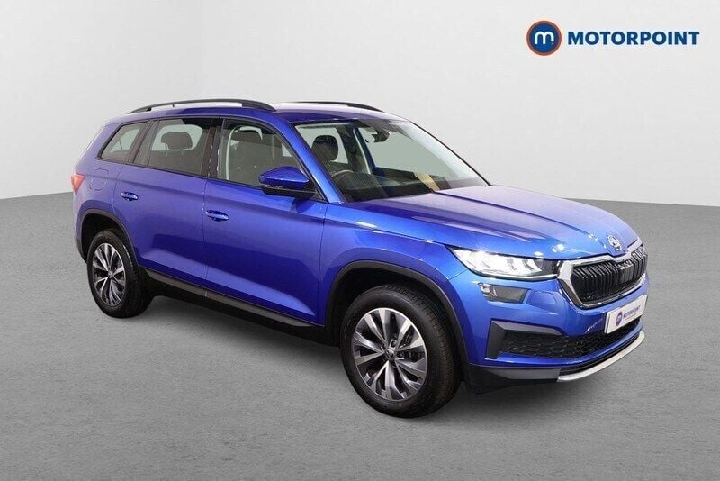 Blue Used 2022 Skoda Kodiaq SE Drive SUV | £24,699 (Fair price) - Image 1/4