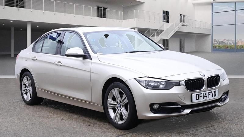 Silver Used 2014 BMW 320 Sport Line Sedan | £6,194 (Good price) - Image 1/4