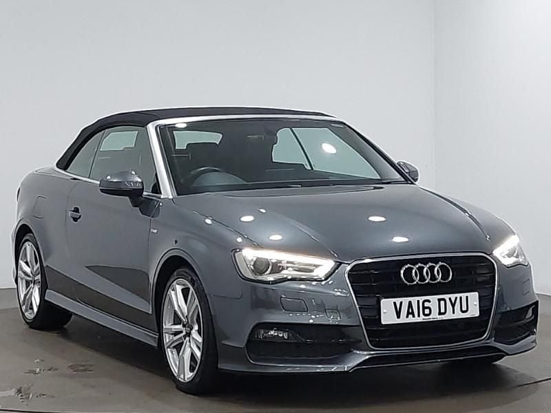 Grey Used 2016 Audi A3 Cabriolet S-Line Cabriolet | £10,998 (Fair price) - Image 1/4