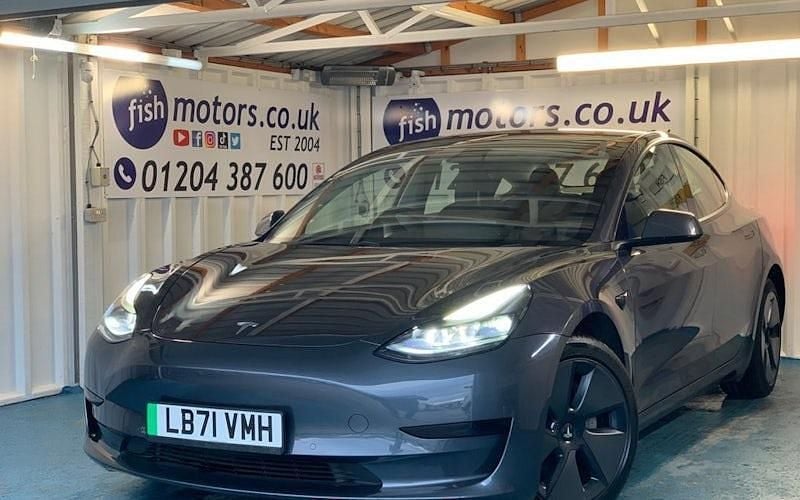 Used Tesla Model 3 Standard Range Plus 366 kW (498 HP) 2021 Grey Sedan
