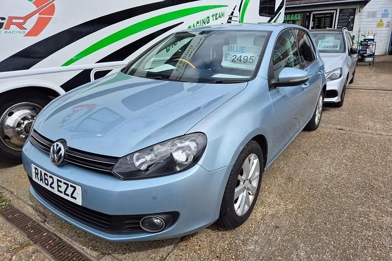 Used VW Golf VII Match 105 HP (77 kW) 2012 Blue Hatchback