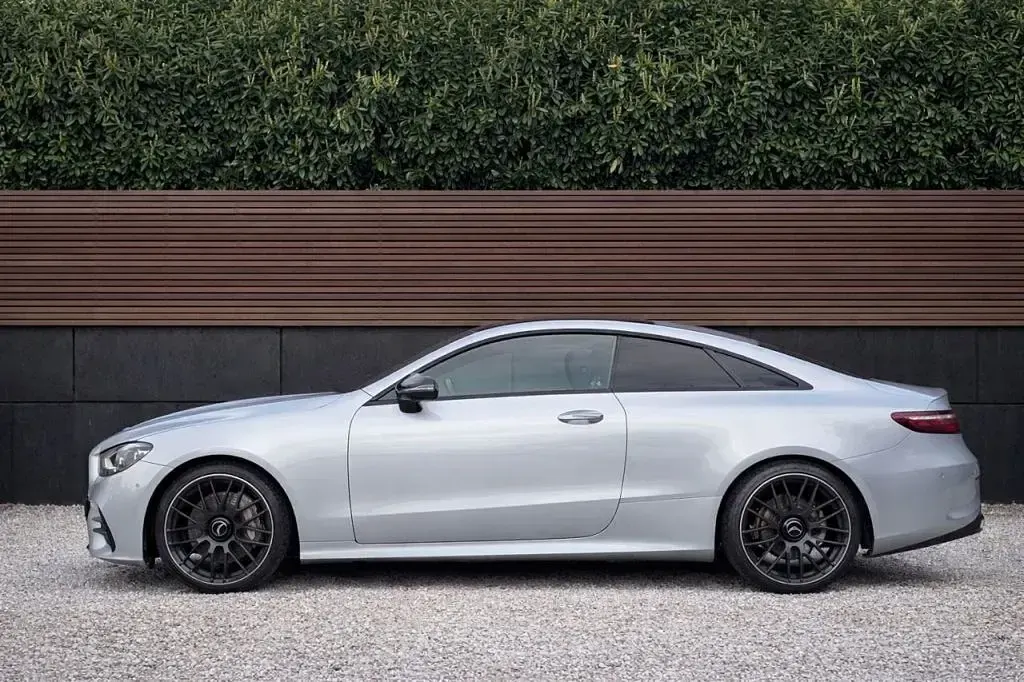 Used Mercedes E220 AMG line 2021 Silver Coupe