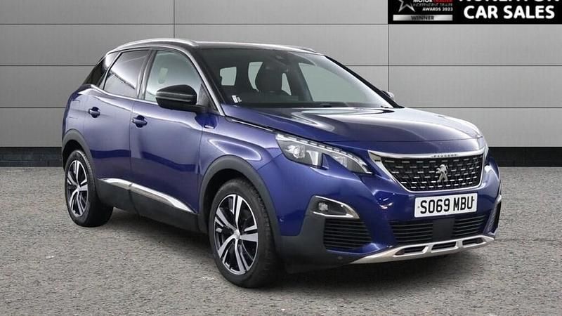 Used Peugeot 3008 GT-line 180 HP (132 kW) 2019 Blue SUV