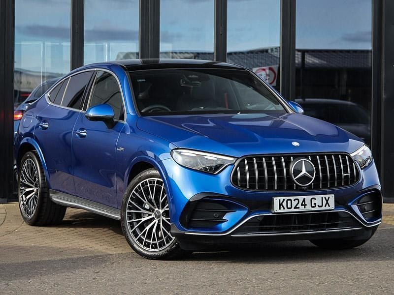 Blue Used 2024 Mercedes GLC43 AMG Premium Plus Coupe | £69,998 - Image 1/4