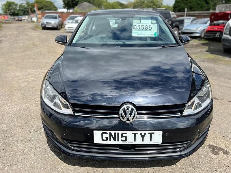 Used VW Golf VII Match 125 HP (91 kW) 2015 Black Hatchback