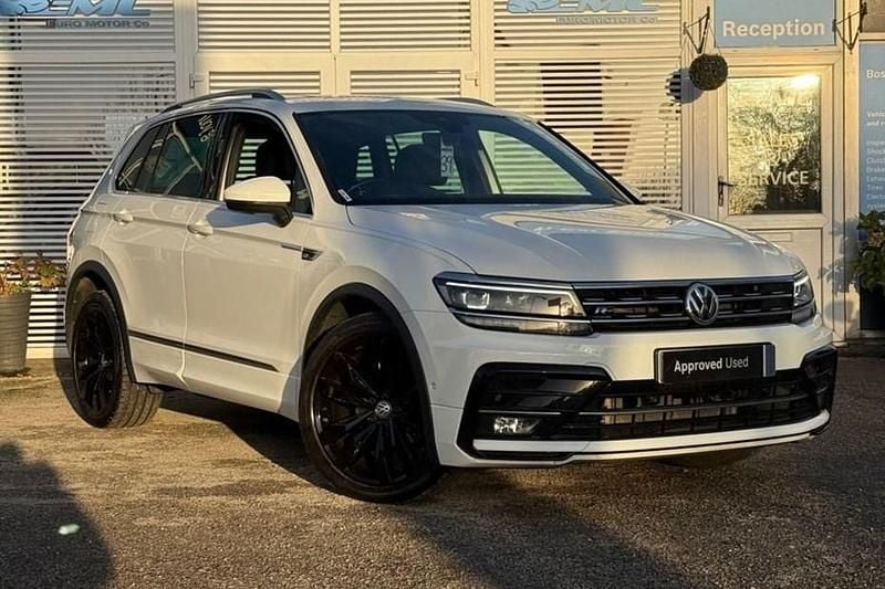White Used 2019 VW Tiguan R-line SUV | £17,600 (Good price) - Image 1/1