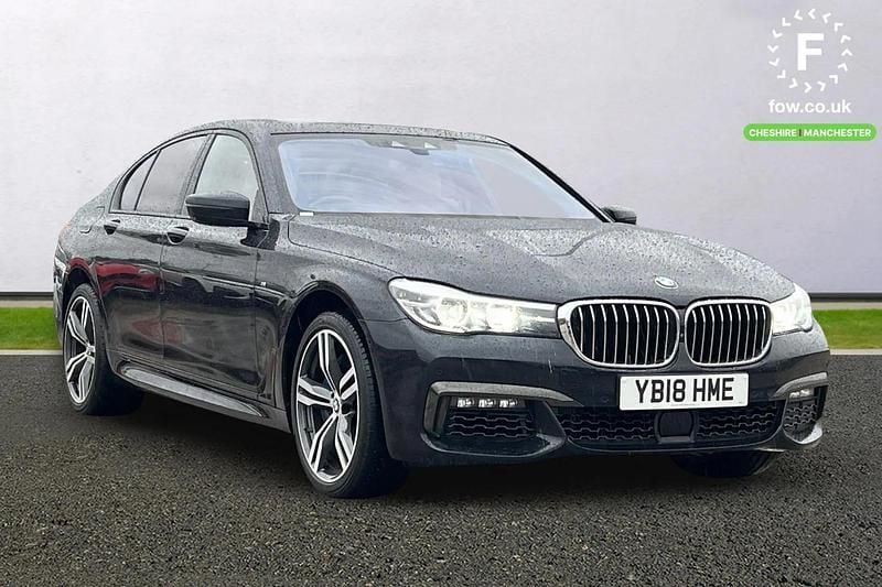 Black Used 2018 BMW 750 Comfort Edition Sedan | £25,399 (Good price) - Image 1/4