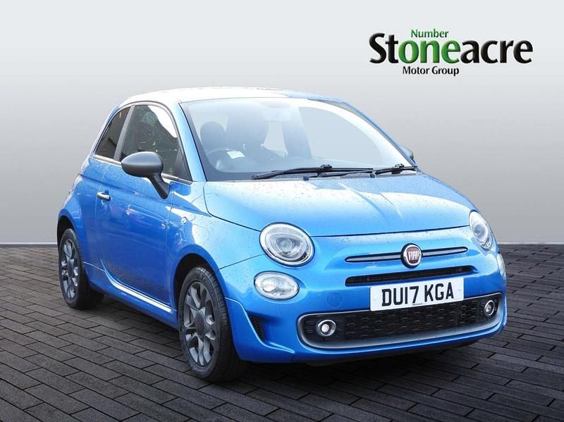 Blue Used 2017 Fiat 500 S Hatchback | £7,295 (Fair price) - Image 1/4