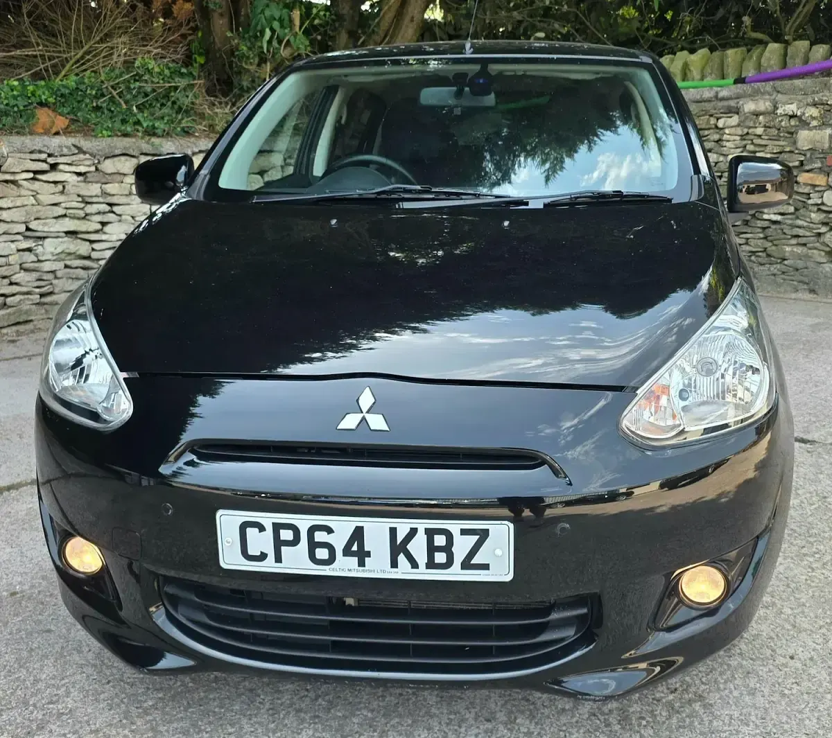 Used Mitsubishi Mirage 79 HP (58 kW) 2014 Black Hatchback