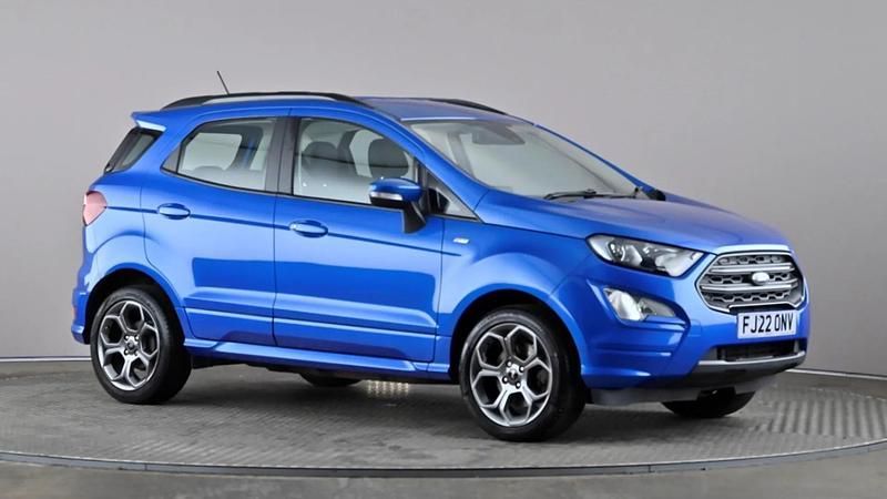 Blue Used 2022 Ford Ecosport ST-Line SUV | £11,798 (Good price) - Image 1/4