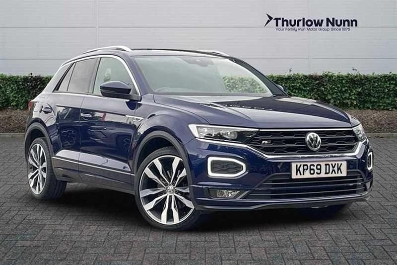 Blue Used 2019 VW T-Roc R-line SUV | £16,499 (Good price) - Image 1/1
