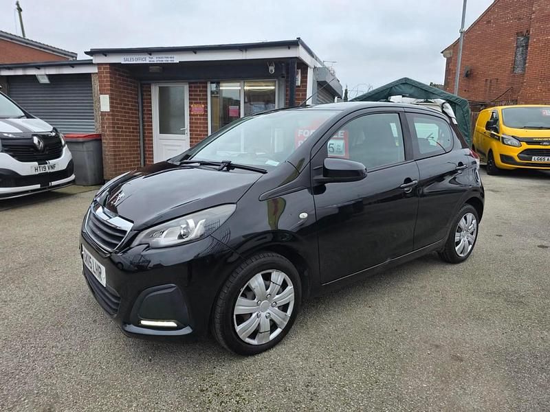 Black Used 2015 Peugeot 108 Active Hatchback | £2,990 (Fair price) - Image 1/4