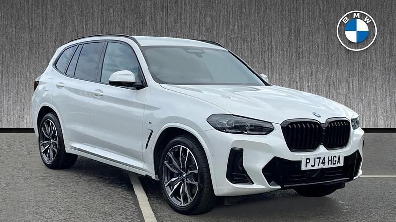 White Used 2024 BMW X3 M Sport SUV | £45,999 (Expensive) - Image 1/4