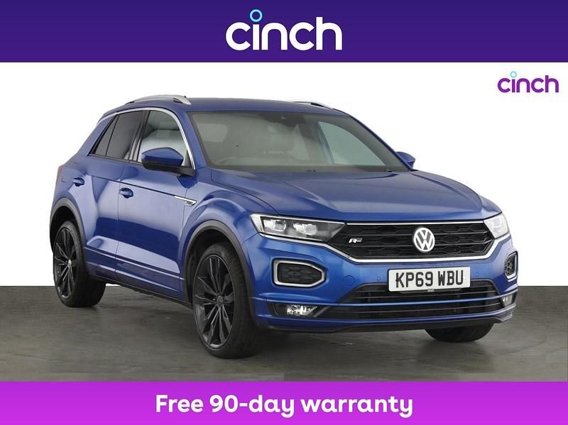 Blue Used 2019 VW T-Roc R-line SUV | £17,599 (Fair price) - Image 1/3