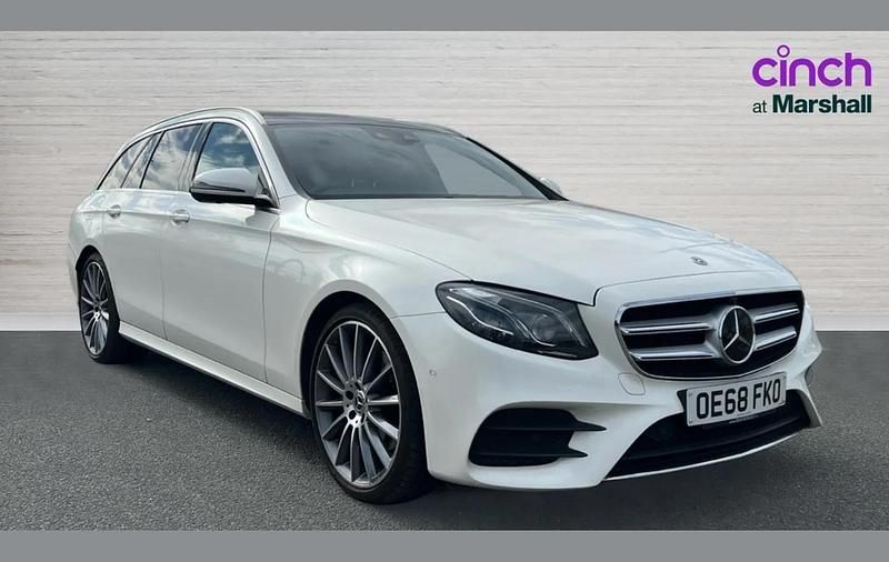 Used Mercedes E200 AMG Line Premium Plus 184 HP (135 kW) 2018 White Estate