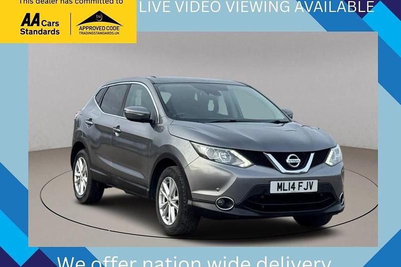 Grey Used 2014 Nissan Qashqai Acenta Premium SUV | £5,595 (Good price) - Image 1/1
