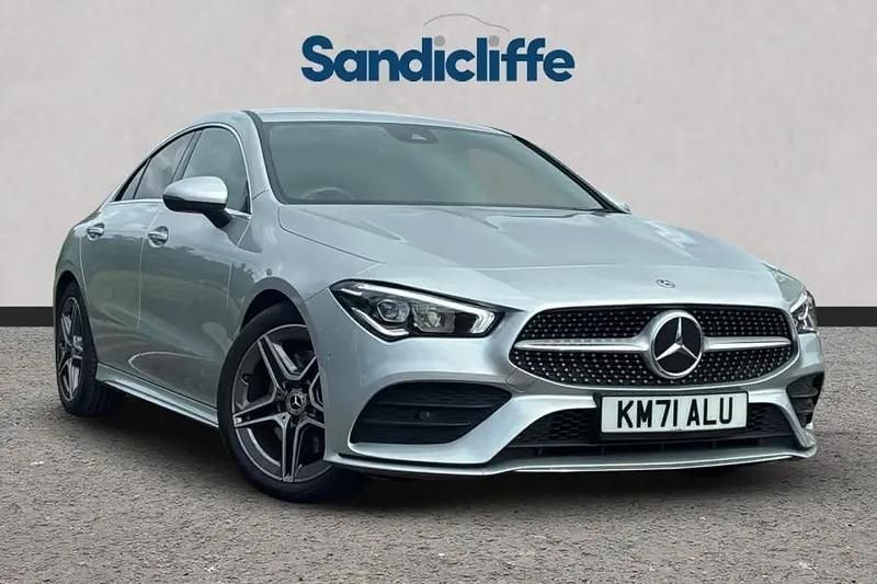 Silver Used 2021 Mercedes CLA200 AMG Line Premium Coupe | £23,634 (Fair price) - Image 1/4