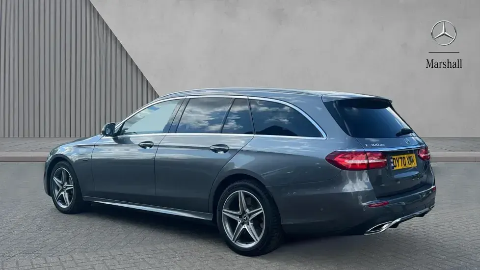 Used Mercedes E300 AMG Line Premium 316 HP (232 kW) 2020 Selenite grey metallic